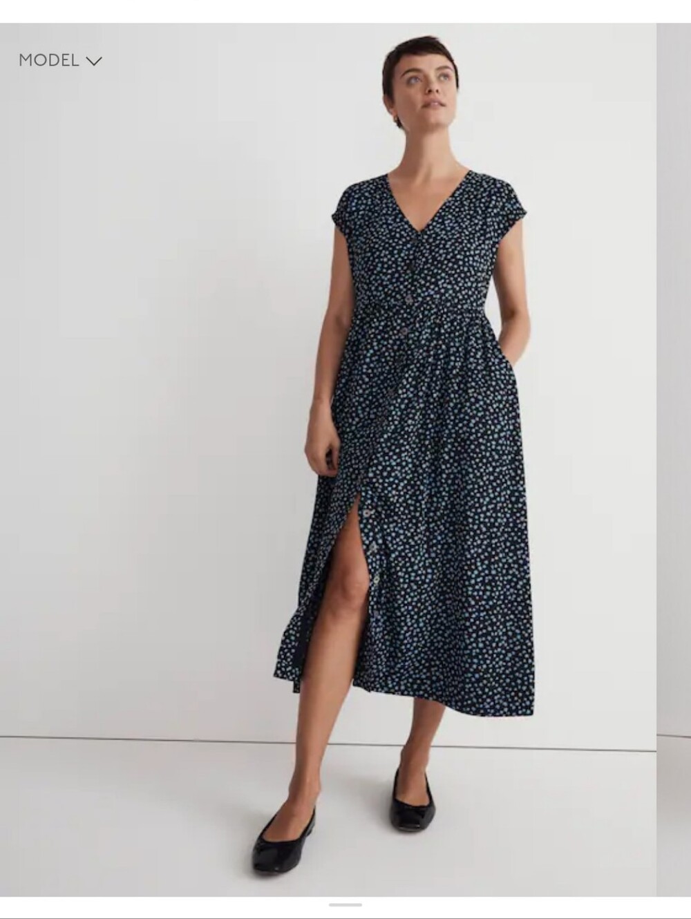 MADEWELL MIDI DRESS
